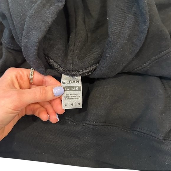 Wake Forest Football Black and Gold Hoodie Large - Picture 3 of 6